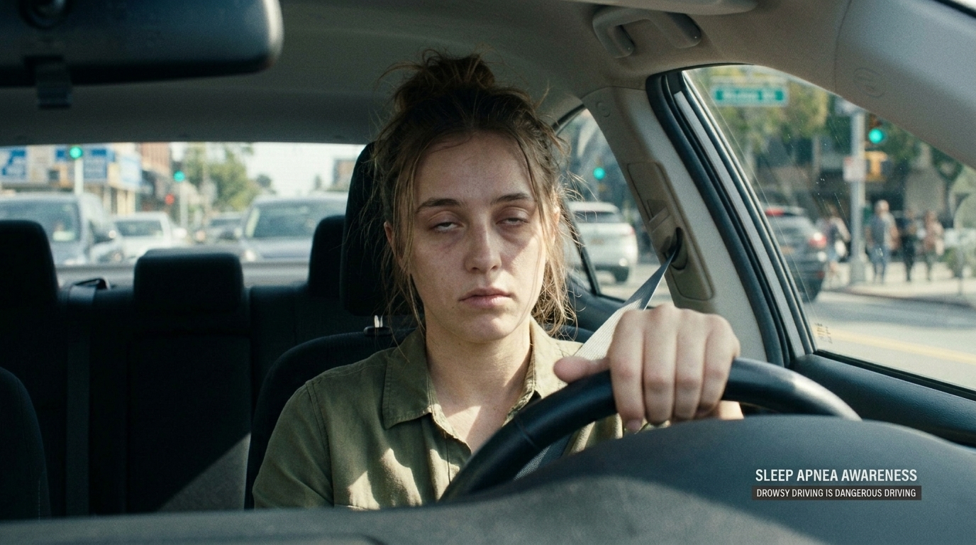 Drowsy driving caused by untreated obstructive sleep apnea is dangerous—seek help for sleep apnea